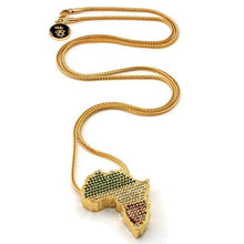 Load image into Gallery viewer, The Rasta Africa Necklace - Designed by Snoop Dogg x King Ice