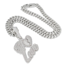 Load image into Gallery viewer, NLE Choppa x King Ice - No Love Necklace