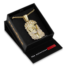 Load image into Gallery viewer, Notorious B.I.G. x King Ice - XL Biggie Jesus Necklace