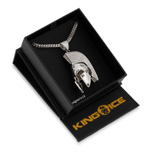 Load image into Gallery viewer, The White Gold Spartan Necklace