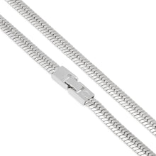 Load image into Gallery viewer, 8mm White Gold Thick Herringbone Choker Set