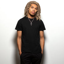 Load image into Gallery viewer, The Black Evil Eye Ankh Cross