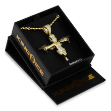 Load image into Gallery viewer, XL Dual Uzi Angel Necklace