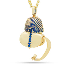 Load image into Gallery viewer, Iced Secret Stash King Tut Necklace
