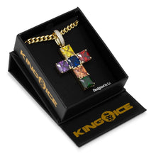 Load image into Gallery viewer, Spectrum Cross Necklace
