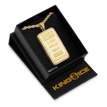 Load image into Gallery viewer, The 14K Gold Kilo Bar Necklace
