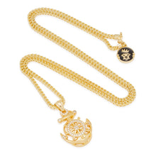 Load image into Gallery viewer, The 14K Gold Sea Captain Necklace
