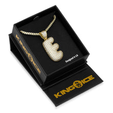 Load image into Gallery viewer, The Bubble Letter E Necklace

