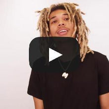 Load image into Gallery viewer, The Bubble Letter M Necklace
