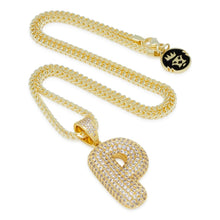 Load image into Gallery viewer, The Bubble Letter P Necklace
