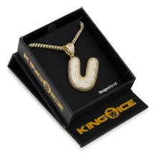 Load image into Gallery viewer, The Bubble Letter U Necklace
