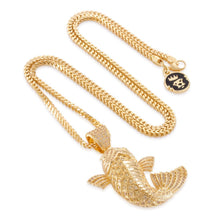 Load image into Gallery viewer, The Yamabuki Ogon Koi Fish Necklace
