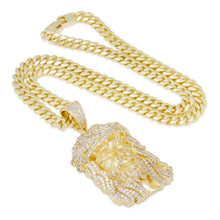 Load image into Gallery viewer, XL Christ Head Necklace
