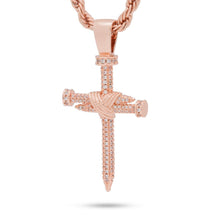 Load image into Gallery viewer, Nail Cross Necklace
