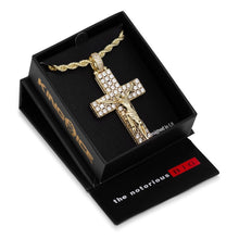 Load image into Gallery viewer, Notorious B.I.G. x King Ice - Biggie Crucifix Necklace
