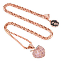 Load image into Gallery viewer, Mini Peach Emoji Necklace

