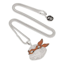 Load image into Gallery viewer, TMNT x King Ice - Michaelangelo Necklace
