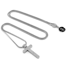 Load image into Gallery viewer, White Gold Letter "T" Necklace
